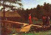 Winslow Homer The Morning Bell oil on canvas